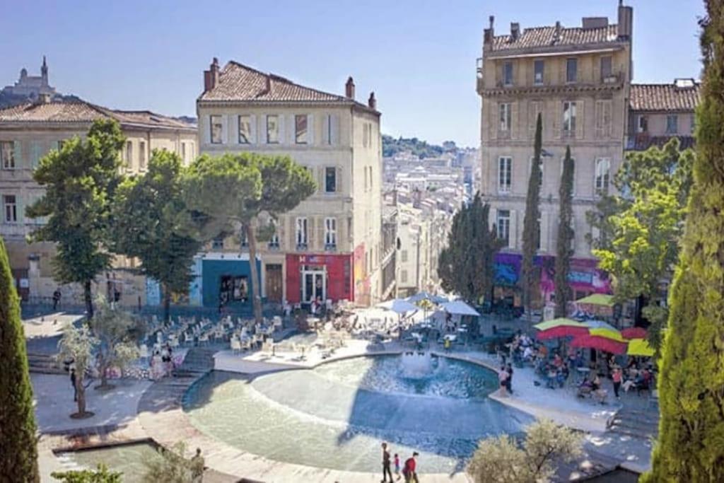 Super T2 Proche Du Cours Julien Marselha Exterior foto